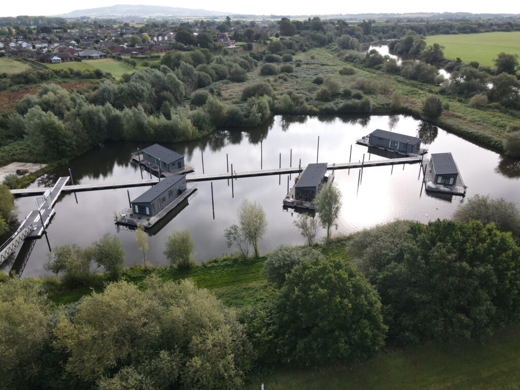 Upton Lake Floating homes by Waterfront Living